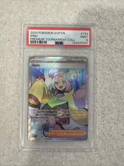2024 POKEMON SVP PROMO IONO PREMIUM TOURNAMENT COLLECTION IONO PSA 9 - Image 1