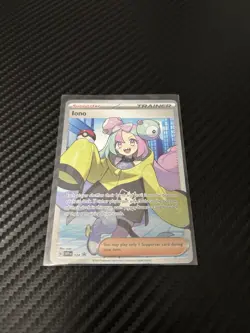 Iono 124 SVP Black Star Promo Pokemon NM - Image 1
