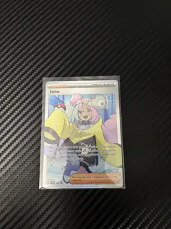 Iono 124 SVP Black Star Promo Pokemon NM - Image 2