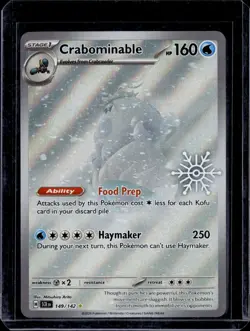 Crabominable - 149/142 / Sealed (Holiday Calendar) 2024 (NM) / Pokemon TCG - Image 1