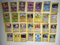 Pokemon Expedition e-Reader Set Filler Job Lot Bundle x30 – No Duplicates - MP U - Image 1