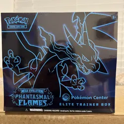 🔥Sealed Pokemon Center Mega Evolution Phantasmal Flames ETB Elite Trainer Box - Image 1