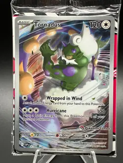 Tornadus 210 (Pokemon Center Stamp) Scarlet & Violet White Flare Promo Sealed - Image 1