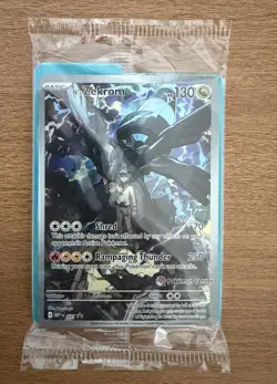 N's Zekrom 031 Ascended Heroes ETB Promo Pokemon Center Stamp - SEALED IN HAND - Image 1