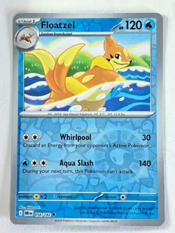 Floatzel 058/182 Reverse Holo Destined Rivals Pokemon - Pack Fresh Near Mint NM - Image 1