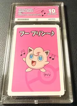 JIGGLYPUFF Old Maid Pokemon Center Exclusive Japanese - ACE 10 GEM MINT - Image 1