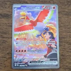 Pokemon Ethan's Ho-Oh EX 230/182 Sv10 Destined Rivals Special Illustration Holo - Image 1