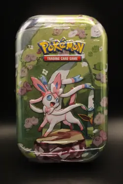 Pokemon Scarlet & Violet Prismatic Evolutions Sylveon Metal Tin Pokemon TCG 2025 - Image 1