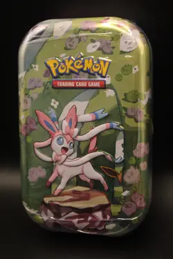 Pokemon Scarlet & Violet Prismatic Evolutions Sylveon Metal Tin Pokemon TCG 2025 - Image 3