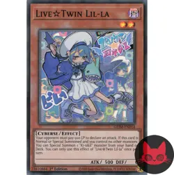 Yugioh LiveTwin Lil-la GEIM-EN014 Super Rare 1st Edition NM - Image 1