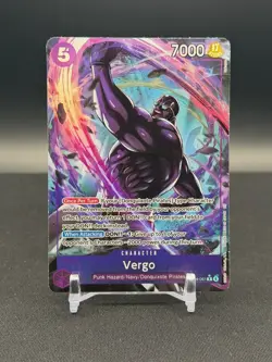 Vergo Alt Art OP14-061 One Piece TCG Azure Sea's Seven English - Image 1