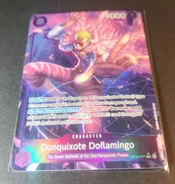 One Piece TCG English OP10-071 Donquixote Doflamingo Alt Art SR - Image 3