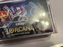 Disney Lorcana Ursula return booster box sealed acrylic case & whispers in well - Image 2