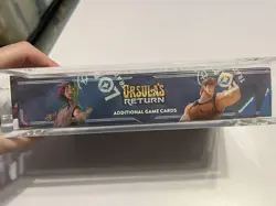 Disney Lorcana Ursula return booster box sealed acrylic case & whispers in well - Image 4