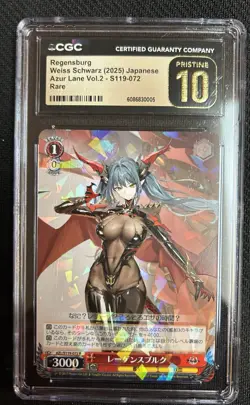 2025 Weiss Schwarz Japanese Azur Lane Vol. 2 Regensburg CGC 10 PRISTINE - Image 1