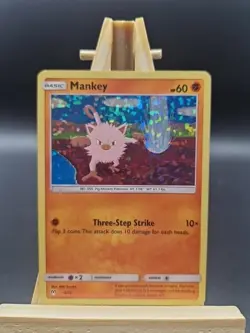 Pokemon TCG Mankey McDonalds Promos 8/12 Holo Promo Card - Image 1
