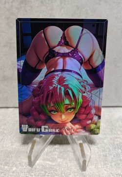 Mitsuri Trading Card Waifu Goddess Story Anime Girl holo Karte Manga Full Art - Image 1