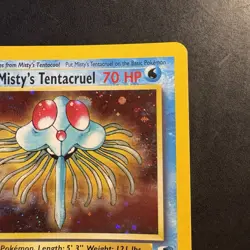 Pokemon TCG Misty's Tentacruel Gym Heroes Holo Card 10/132 Vintage WotC - Image 3