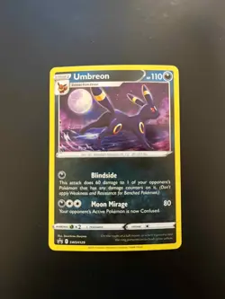 Umbreon - SWSH129 - Pokemon Sword & Shield Promo Ultra Rare Holo Card NM - Image 1