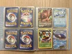 Pokemon WOTC Vintage and modern cards in binder including holos, rares, full art - Image 4