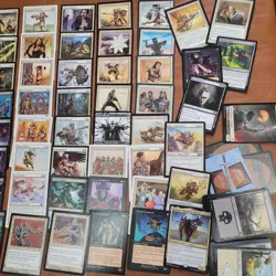 Black White ***SOLDIERS** Tribal Custom COMMANDER MAGIC DECK ALL 100 MTG Cards - Image 2