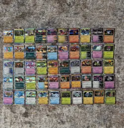Pokemon 50 Card Holo Lot - No Duplicates - Obsidian Flames - Scarlet & Violet - Image 1