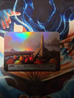 sorcery contested realms lone tower promo card. East America, very rare. - Image 1