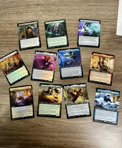 Magic The Gathering Marvel Spider-Man Extended Art Card Lot - Image 1