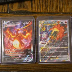 Charizard VMAX & VSTAR Pokemon TCG Sword & Shield Holo Lot - 2 Cards - Image 1