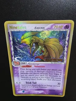Ninetales 8/101 EX Dragon Frontiers Reverse Holo Stamped Pokemon Card Vintage NM - Image 4