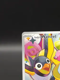 Pokemon Iono's Wattrel Full Art Illustration Rare Holo ASc 231/217 60 HP Card - Image 2