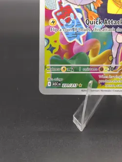 Pokemon Iono's Wattrel Full Art Illustration Rare Holo ASc 231/217 60 HP Card - Image 5