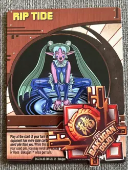 Bakugan:New Vestroia | Rip Tide 🔴Red Ability Card | 25/48e - Image 2