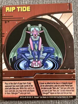 Bakugan:New Vestroia | Rip Tide 🔴Red Ability Card | 25/48e - Image 3