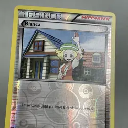 Pokemon TCG 2011 B&W Emerging Powers Card -- Trainer Bianca 90/98 Reverse Holo - Image 2