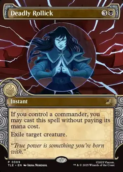 Deadly Rollick ** Showcase ** #309 - Avatar: Eternal - NM MTG - Image 1