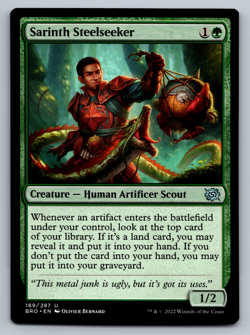 Sarinth Steelseeker 189/287 U - The Brothers' War Regular - Image 1