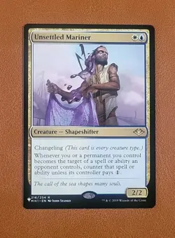 NM Unsettled Mariner 216/254 "The List" Reprint MH1 Modern Horizons - Image 1
