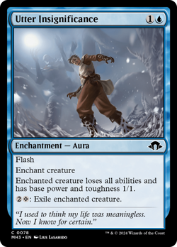 Utter Insignificance [Modern Horizons 3] Foil Near Mint - Image 1