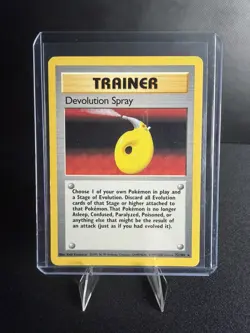 POKEMON - DEVOLUTION SPRAY - 72/102 - RARE -BASE SET UNLIMITED- LP - Image 1