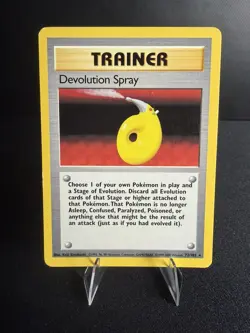 POKEMON - DEVOLUTION SPRAY - 72/102 - RARE -BASE SET UNLIMITED- LP - Image 3