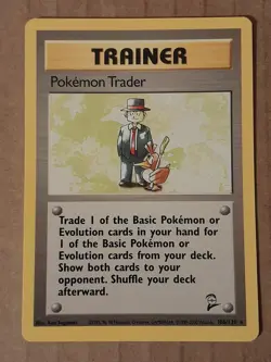 Pokemon Trader 104/130 Base Set 2 LP-MP See Pictures - Image 1