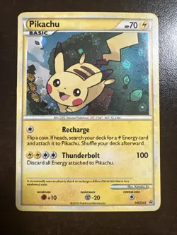 Pikachu HGSS03 Pokemon TCG HeartGold Soulsilver Promo DMG - Image 1