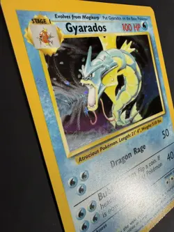 Gyarados Holo Base Set Pokemon 6/102 Rare WOTC English Excellent - Image 2
