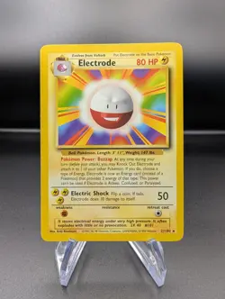 Electrode 21/102 - Base Set Regular - Pokemon TCG WOTC - LP/MP - Image 1