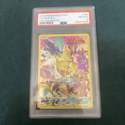 2023 POKEMON SWORD & SHIELD CROWN ZENITH #160 FULL ART/PIKACHU PSA 8 - Image 1