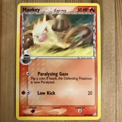 Mankey (Delta Species) - 70/110 - Common - Ex Holon Phantoms - Pokemon LP - Image 1