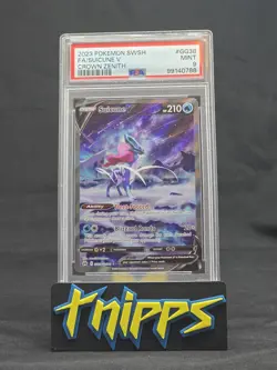 2023 Pokemon Crown Zenith Suicune V GG38 Galarian Gallery *MINT PSA 9!* - Image 1