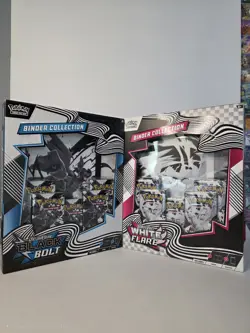 Black Bolt & White Flare Binder Collection Bundles (2 Boxes) SHIPS DAY OF🚚 - Image 1