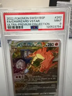 2022 Pokemon SWSH BSP FA/Charizard VStar Ultra Premium Collection PSA 9 - Image 3